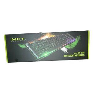 iMice AK600 Colorful Backlight High Buttons Wired Keyboard  Same day Shipping